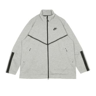 Nike Sportswear Tech Fleece Turtleneck Sweatshirt - Dames - Sportshirts - Grijs - L - Fitness
