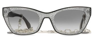 Guess GU7873 01B Womens Sunglasses Silver Size 53