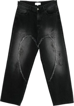 Carne Bollente Heren, Jeans, Zwart, Maat: W30 Katoen