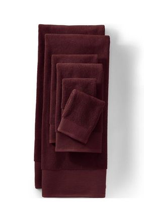 Lands End Premium Supima Cotton Towel in Royal Burgundy at Nordstrom