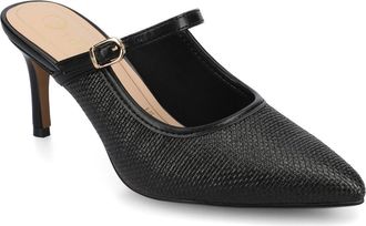 Journee Collection Tiffee Pump in Black at Nordstrom Rack, Size 6.5