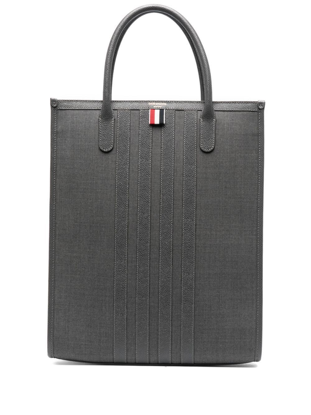 ★【THOM BROWNE】 キャンバス トートバッグ★ キャンバス BROWNE】 ★【THOM トートバッグ★