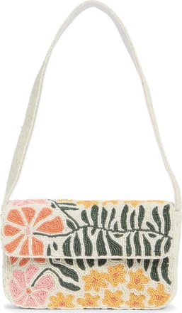 Collection XIIX Floral Beaded Shoulder Bag in Ivory Multi at Nordstrom Rack