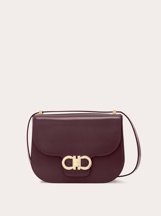 Ferragamo Women Double Gancini North-South crossbody bag Violet