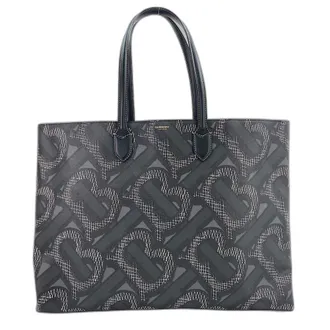 Burberry Black Pvc Tote Bag (Pre-Owned)