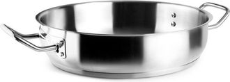 Lacor Paellera De Acero Inoxidable Lacor 24 Cm Paellera Profesional Para Todo Tipo De Cocina Apto Para Lavavajillas