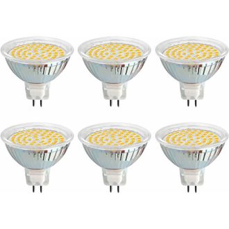 OEM Bombilla Led Gu5.3 De 12 V Y 3 W, Blanco Fr&iacute;o 6000 K, &Oslash;50 Mm, 120 Grados, Gu5.3 Equivalente A 35 W Y 50 W, 500 Lm, Ca/cc 12 V, Foco Led Mr16 Gu5.3 Par