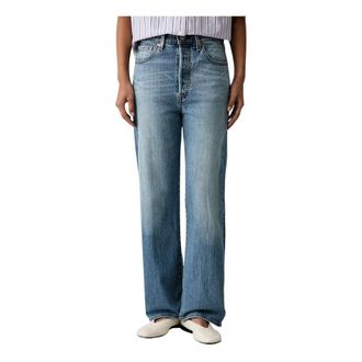 Levi's Ribcage Straight Ankle - - Jeans - Donna - Blu - W24 L27