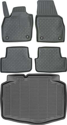 OEM Juego De Alfombrillas Para Coche Y Maletero Para Seat Ibiza V Hatchback A Partir De 2017