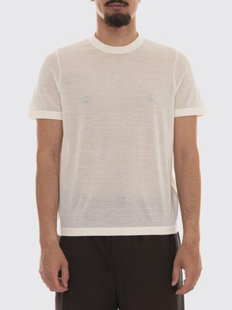 HUGO BOSS BOSS Maglia girocollo a maniche corte in pura lana vergine