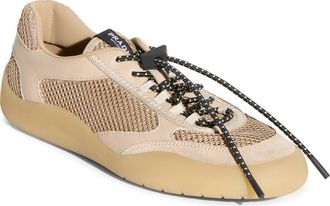 Prada Speedrock Mixed Media Sneaker in Deserto at Nordstrom, Size 5.5Us