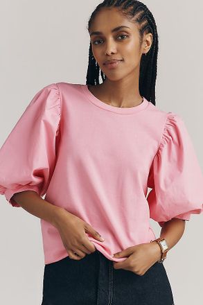 English Factory Puff-Sleeve Top