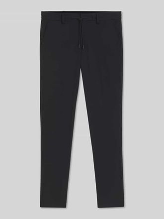 HUGO BOSS Slim Fit Hose mit Tunnelzug in Black, Gr&ouml;&szlig;e 102