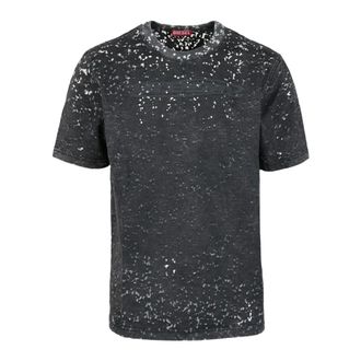 Diesel Heren, Tops, Grijs, Maat: XL Katoen