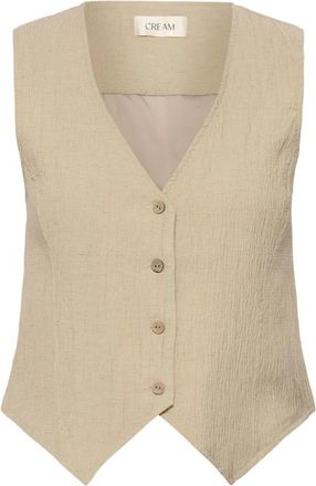 Cream Jassen, Dames, Beige, L, Gilets