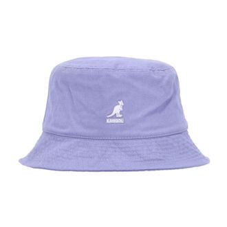 Kangol Hats, male, Purple, Size: XL Washed Lilac Cotton Bucket Hat
