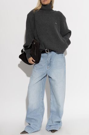 Rotate Wide-leg Jeans, Womens, Blue