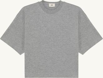 Autry T-SHIRT BOXY CON LOGO TONO SU TONO DONNA
