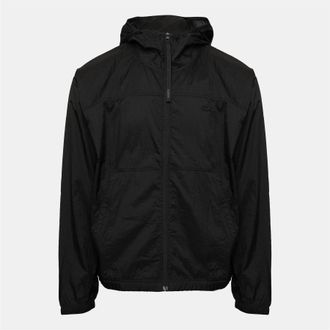 Lacoste Mens RainJacket in Black - Size Medium