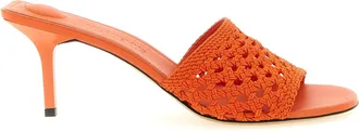 Jacquemus Orange Polyester Platform Womens Sandals