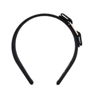 Ferragamo Accessoires, Dames, Zwart, ONE Size, Katoen, Vara Bow Headband