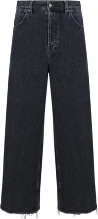 Gucci Wide-leg Denim Jeans - Heren - Regular Fit Jeans - Zwart - W33 - Denim - Jeans