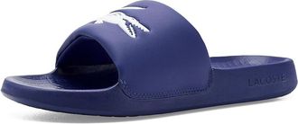 Lacoste Serve Slides 1.0 Mens Sandals Navy/White : 10 M, Synthetic