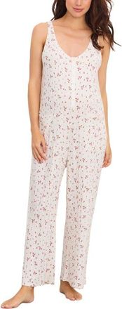 Hatch The All Tri Jumpsuit in Watercolor Rosette at Nordstrom, Size X-Small