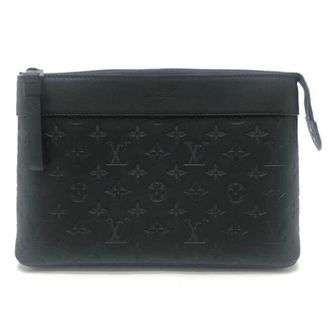 Louis Vuitton Pre-owned Clutch bag - Heren - Pre-owned - Zwart - Maat: ONE Size
