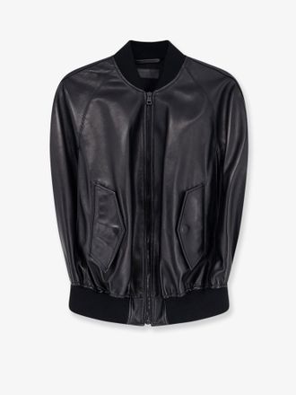 Balenciaga Bomber smanicato in pelle - BALENCIAGA - gender_Woman