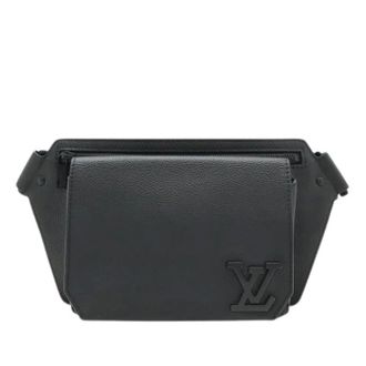 Louis Vuitton Pre-owned Takeoff Sling - Heren - Pre-owned - Zwart - Maat: ONE Size Leer