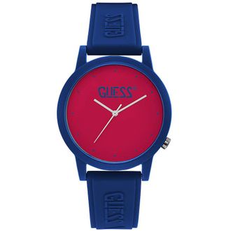 Guess Classic Red Dial Mens Watch V1040M4