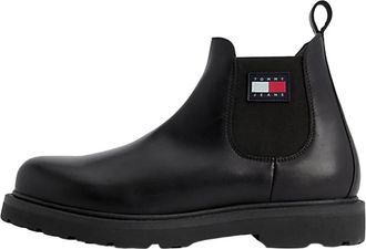 Tommy Jeans Boots - Heren - Chelseaboots - Zwart - 44 EU - Schoenen