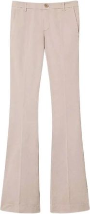 Twinset Pantaloni Flare - Dames - Wijde Broeken - Beige - S - Broeken
