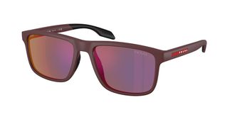 Prada PS C01S 29U21E Mens Sunglasses Brown Size 55