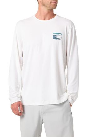 O'Neill Dawn Long Sleeve Performance Graphic T-Shirt in White at Nordstrom, Size Xx-Large