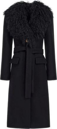 Roberto Cavalli single-breasted coat - Black