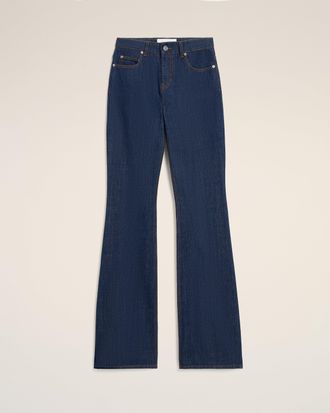 Ami Blue Cotton Bootcut Fit Jeans Blue - 25 - for Women
