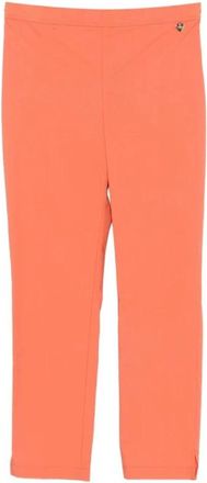 Twinset Cropped Broeken - Dames - Vrijetijds broeken - Oranje - L - Broeken