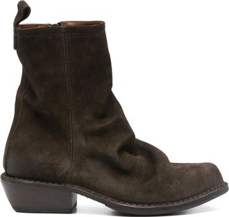 Fiorentini + Baker Derry boots - women - Leather/Leather/Suede - 39 - Brown