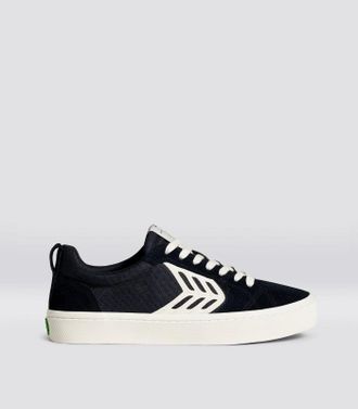 Cariuma Mens Cariuma Catiba PRO Sneakers Black Suede Comfort Casual Shoes HAWK813