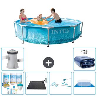 Intex Piscina Con Estructura Redonda - 305x76 Cm - 7-piezas S20358
