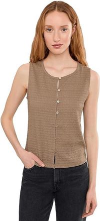 Sanctuary Textured Vacation Shell Womens Clothing Covert Green : LG (US 10-12), Polyester/Spandex