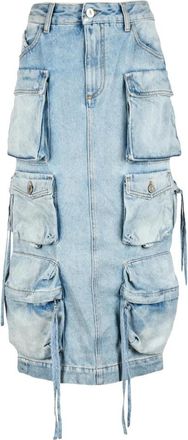 The Attico Mujer, Faldas, Azul, Talla: W28