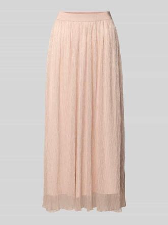 Oui Maxirock mit Strukturmuster in Rose, Gr&ouml;&szlig;e 42