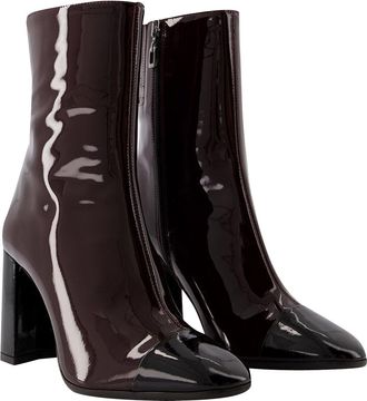 Carel Donna Ankle Boots - Carel - Patent Leather - Brown/Black