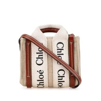 Chlo&eacute; Pre-owned Handbags, female, Beige, Size: ONE SIZE Pre-owned Canvas handbags