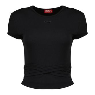 Diesel T-Shirts, female, Black, Size: M T-Bunny-Tail-S1 Top