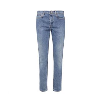 A.P.C. Slim Fit Jeans, male, Blue, W30, Tailored Cotton Blend Trousers