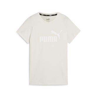 Puma T-Shirt PUMA ESS LOGO TEE (S), Damen, Gr. XL, grau (vapor gray), Jersey, Obermaterial: 100% Baumwolle, unifarben, regular fit normal, Rundhals, Shirts